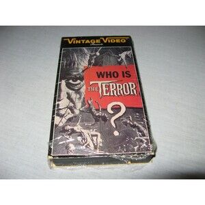 Vintage Video Who Is Terror VHS The Terror Boris Karloff Jack Nicholson CANADA